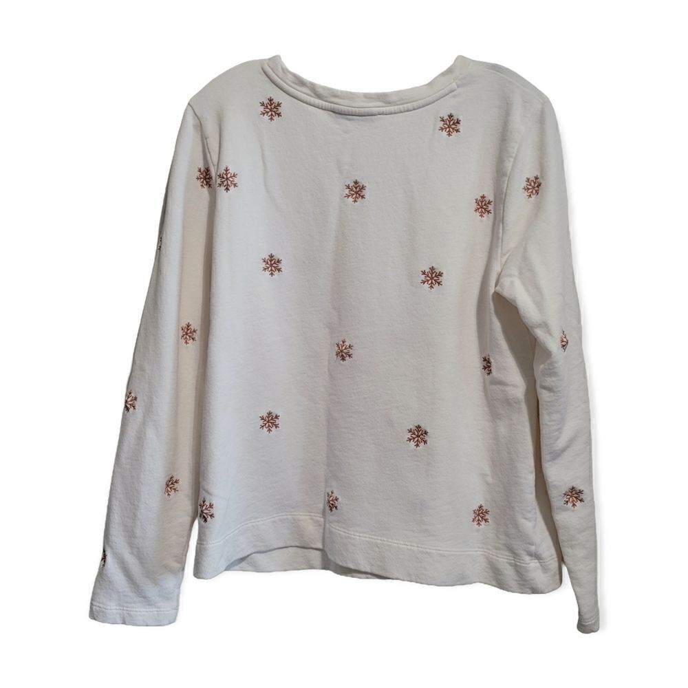 Loft snowflake sweatshirt